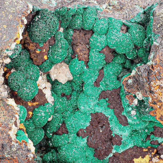 Malachite-Kupferberg Mine | Letmathe | Hagen | North Rhine-Westphalia | Germany